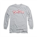 Dum Dums Shirt Logo Long Sleeve Silver Tee T-Shirt