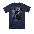 Elvis T-shirt Tupelo Mississippi Classic Navy Tee Shirt