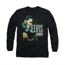 Elvis Presley Shirt Always The Original Long Sleeve Black Tee T-Shirt