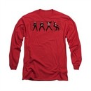 Elvis Presley Shirt Jailhouse Rock Long Sleeve Red Tee T-Shirt