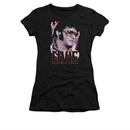 Elvis Presley Shirt Juniors 70's Star Poster Black T-Shirt