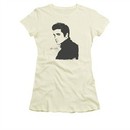 Elvis Presley Shirt Juniors Black Paint Cream T-Shirt