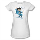 Elvis Presley Shirt Juniors Lil Jailbird White T-Shirt