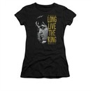 Elvis Presley Shirt Juniors Long Live Black T-Shirt