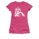 Elvis Presley Shirt Juniors Please Love Me Hot Pink T-Shirt
