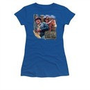 Elvis Presley Shirt Juniors Ranch Royal Blue T-Shirt
