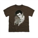 Elvis Presley Shirt Juniors Rugged Brown T-Shirt