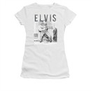 Elvis Presley Shirt Juniors With The Band White T-Shirt