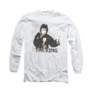 Elvis Presley Shirt Karate Dragon Long Sleeve White Tee T-Shirt