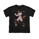 Elvis Presley Shirt Kids Hit The Lights Black T-Shirt