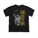 Elvis Presley Shirt Kids Long Live Black T-Shirt