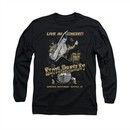 Elvis Presley Shirt Live In Buffalo Long Sleeve Black Tee T-Shirt