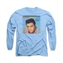 Elvis Presley Shirt Loving You Soundtrack Long Sleeve Carolina Blue Tee T-Shirt