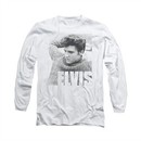 Elvis Presley Shirt Relaxing Sweater Long Sleeve White Tee T-Shirt