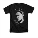 Elvis Presley Shirt Simple Face Black T-Shirt