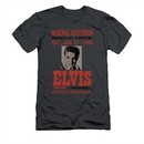 Elvis Presley Shirt Slim Fit Buffalo 1956 Charcoal T-Shirt