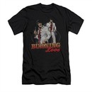 Elvis Presley Shirt Slim Fit Burning Love Black T-Shirt
