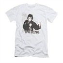 Elvis Presley Shirt Slim Fit Karate Dragon White T-Shirt