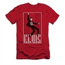 Elvis Presley Shirt Slim Fit One Jailhouse Red T-Shirt