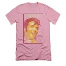 Elvis Presley Shirt Slim Fit Trouble With Girls Pink T-Shirt