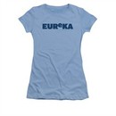 Eureka Shirt Juniors Logo Carolina Blue T-Shirt