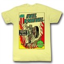 Evel Knievel Shirt Comic Cover Light Yellow T-Shirt