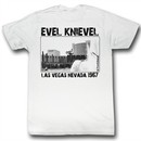 Evel Knievel Shirt Las Vegas 67 White T-Shirt