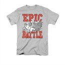 Family Guy Shirt Epic Battle Silver T-Shirt