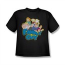Family Guy Shirt Kids Family Fight Black T-Shirt