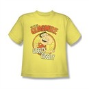 Family Guy Shirt Kids Quagmire Yellow T-Shirt