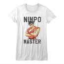 Final Fight Shirt Juniors Ninpo Master White T-Shirt
