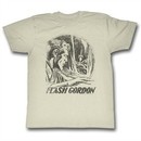 Flash Gordon Shirt Spaceship Porthole Natural T-Shirt