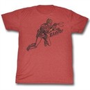 Flash Gordon Shirt Zanng Red Heather T-Shirt