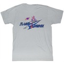 Flash Gordon T-Shirt Movie Neon Flash Adult Grey Tee Shirt