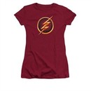 Flash Shirt Juniors Lightning Bolt Cardinal T-Shirt