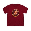 Flash Shirt Kids Lightning Bolt Cardinal T-Shirt