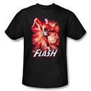 Justice League T-shirt The Flash Red and Gray Black Tee