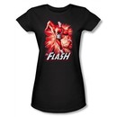 Justice League Juniors T-shirt The Flash Red and Gray Black Tee Shirt