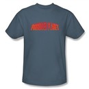 Forbidden Planet T-Shirt Warner Bros Movie Logo Slate Blue Tee Shirt