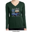 Ford American Muscle 1967 Mustang Ladies Dry Wicking Long Sleeve Shirt