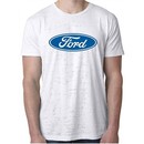 Ford Logo Shirt Oval Emblem Mens Burnout Tee T-Shirt