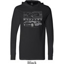 Ford Mustang with Grill Lightweight Hoodie Tee