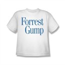 Forrest Gump Shirt Kids Logo White Youth Tee T-Shirt