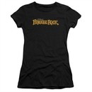 Fraggle Rock Juniors Shirt Logo Black T-Shirt