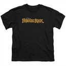 Fraggle Rock Kids Shirt Logo Black T-Shirt