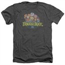 Fraggle Rock Shirt Circle Logo Heather Charcoal T-Shirt