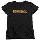 Fraggle Rock Womens Shirt Logo Black T-Shirt