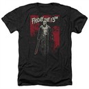 Friday the 13th Shirt Death Curse Heather Black T-Shirt