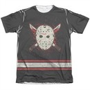 Friday the 13th Shirt Jason Voorhees Jersey Poly/Cotton Sublimation Shirt