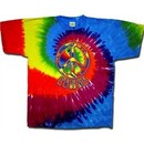 Funky Peace Sign Symbol Retro Swirl Adult Unisex T-shirt Tee Shirt